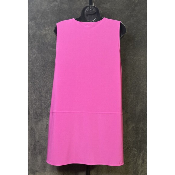 Ralph Lauren Shirt sleeveless top Tunic Pink Hibiscus keyhole neck Plus XL - Picture 6 of 11